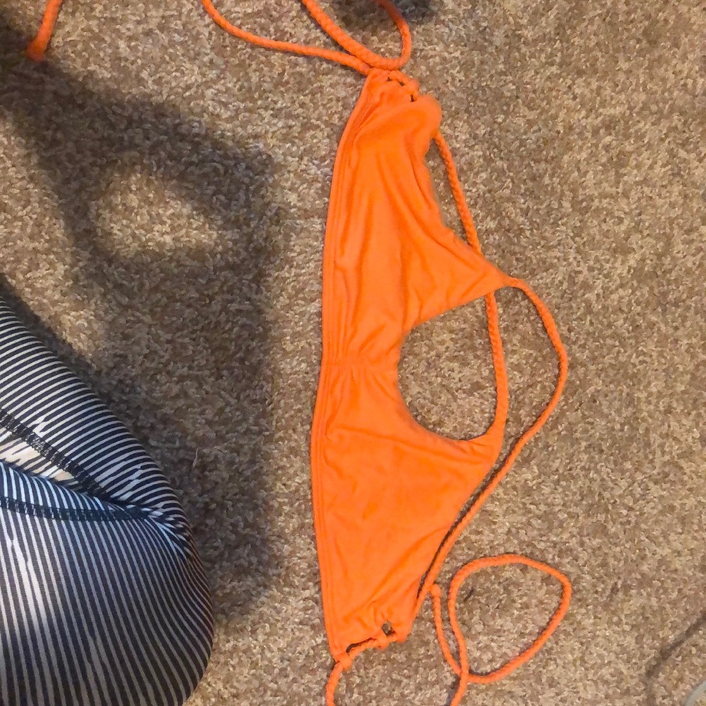 Orange midori bikini top size XS